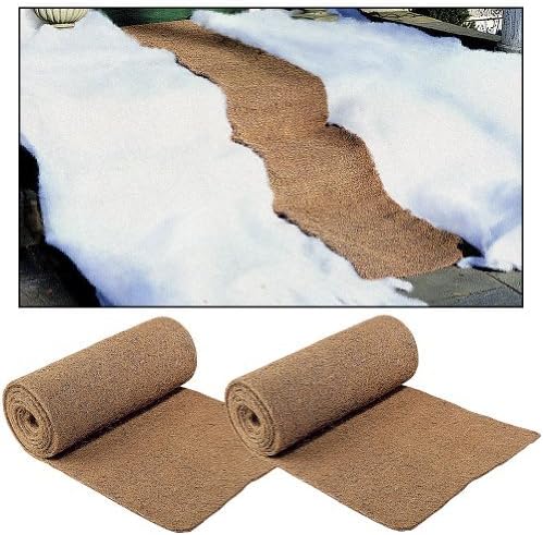 Ice Carpet Mats Walkway, brown, Set of 2 Y1544