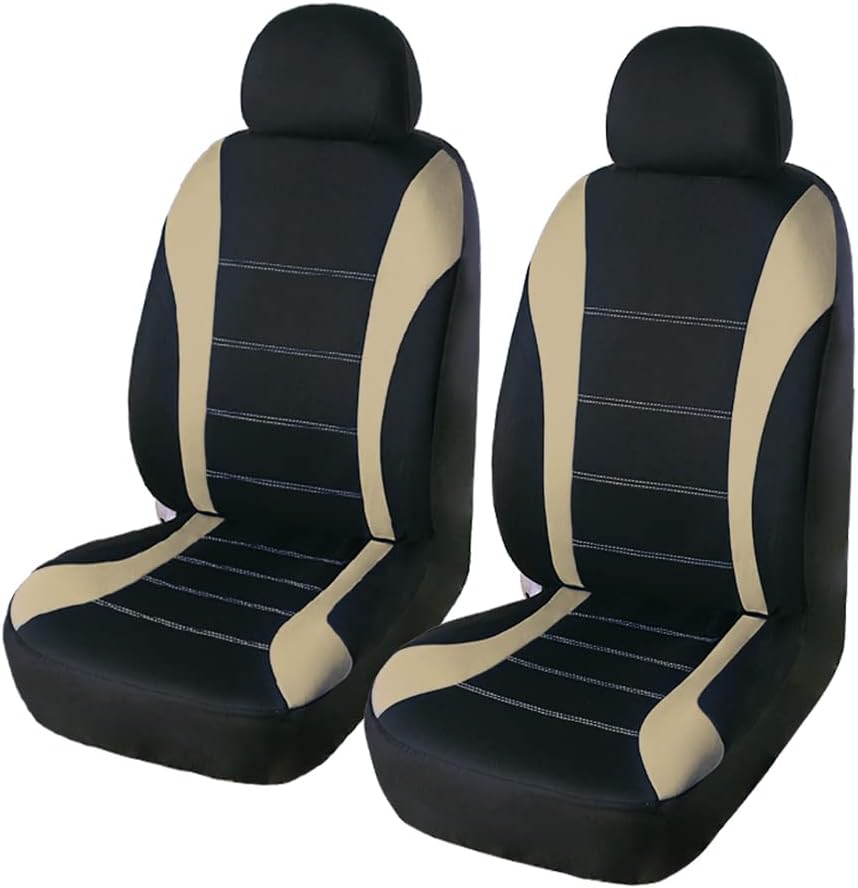 Beige Breathable Mesh Car Seat Covers I20247