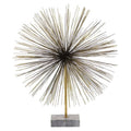 Gold Metal Urchin with Marble Base Y554573