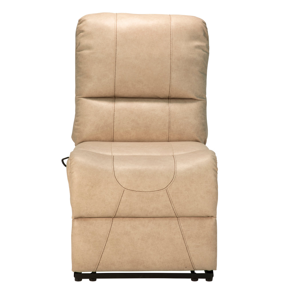Chocolate Armless Recliner Sofa R60953