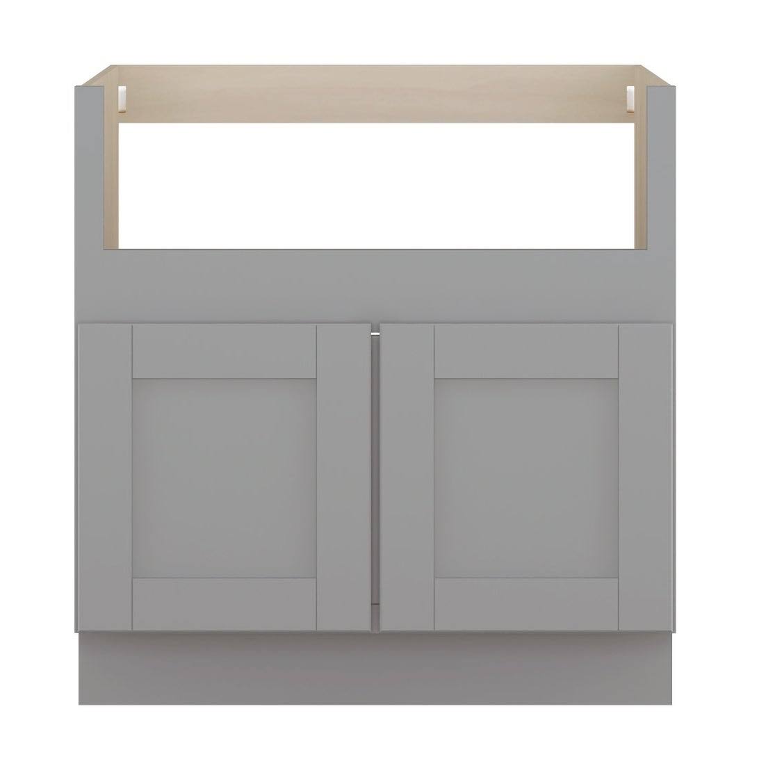Dove Gray Double Door Farm Sink Base Cabinet V587587
