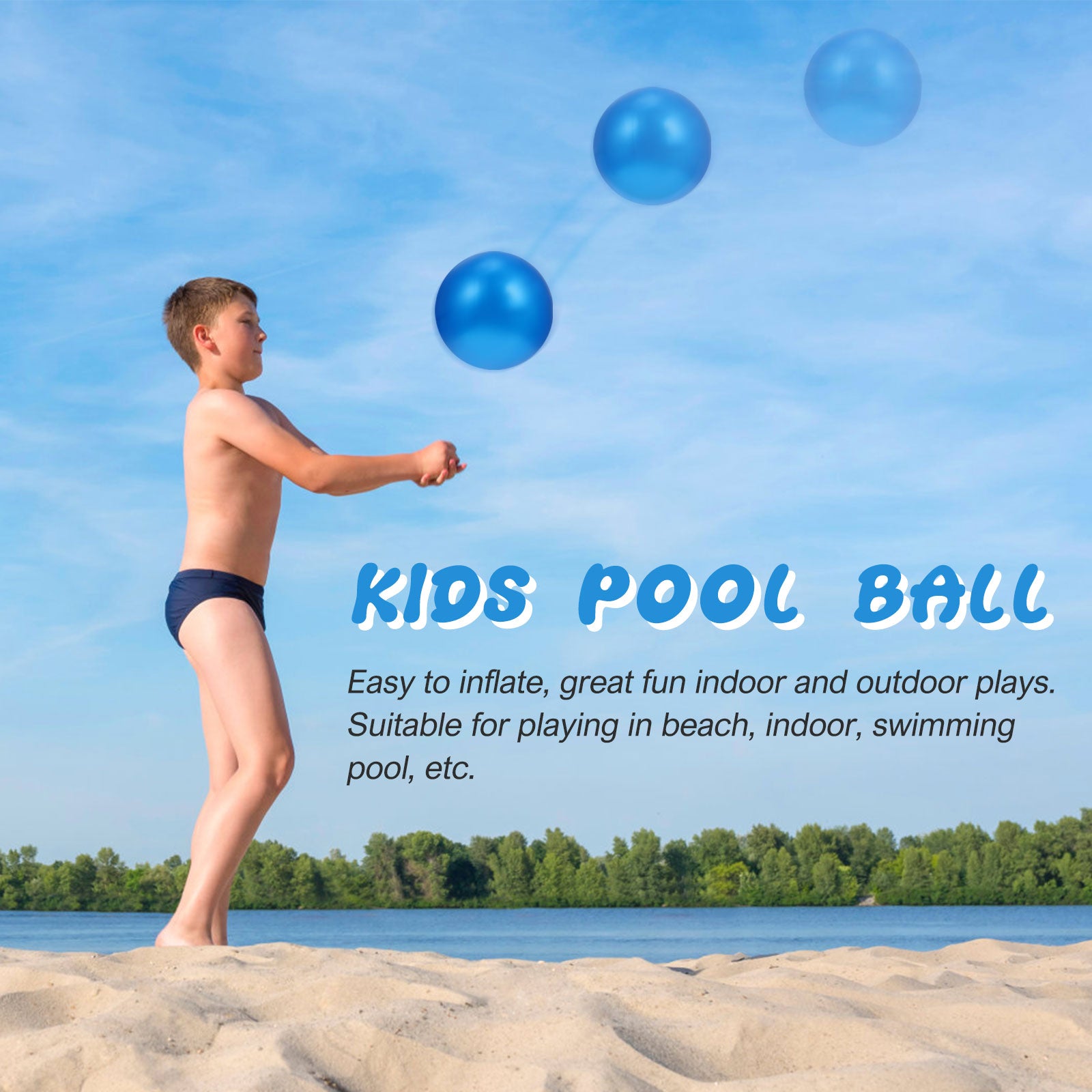 Inflatable Plastic PVC Swimming Beach Ball L107319