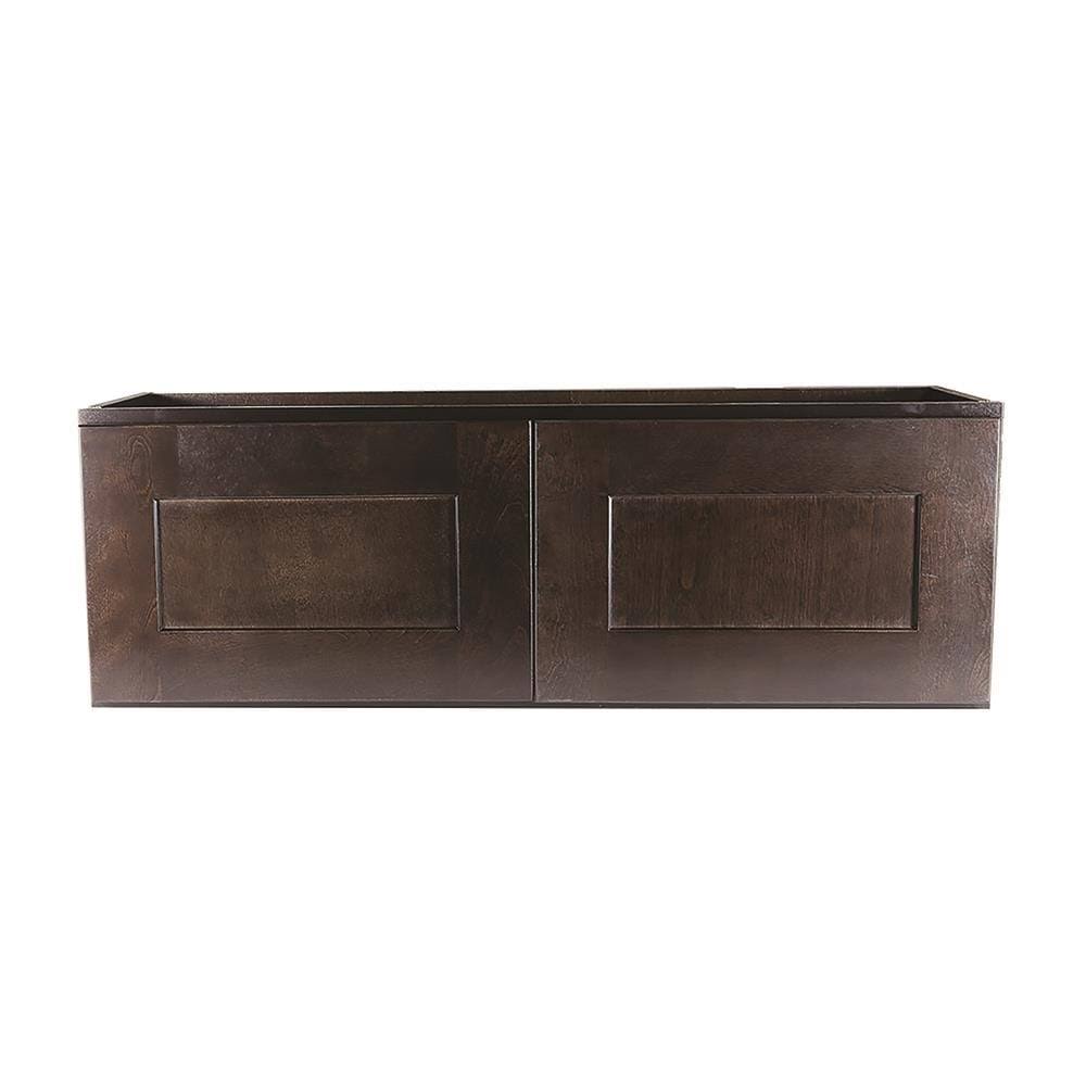 Espresso Double Door Kitchen Cabinet S165