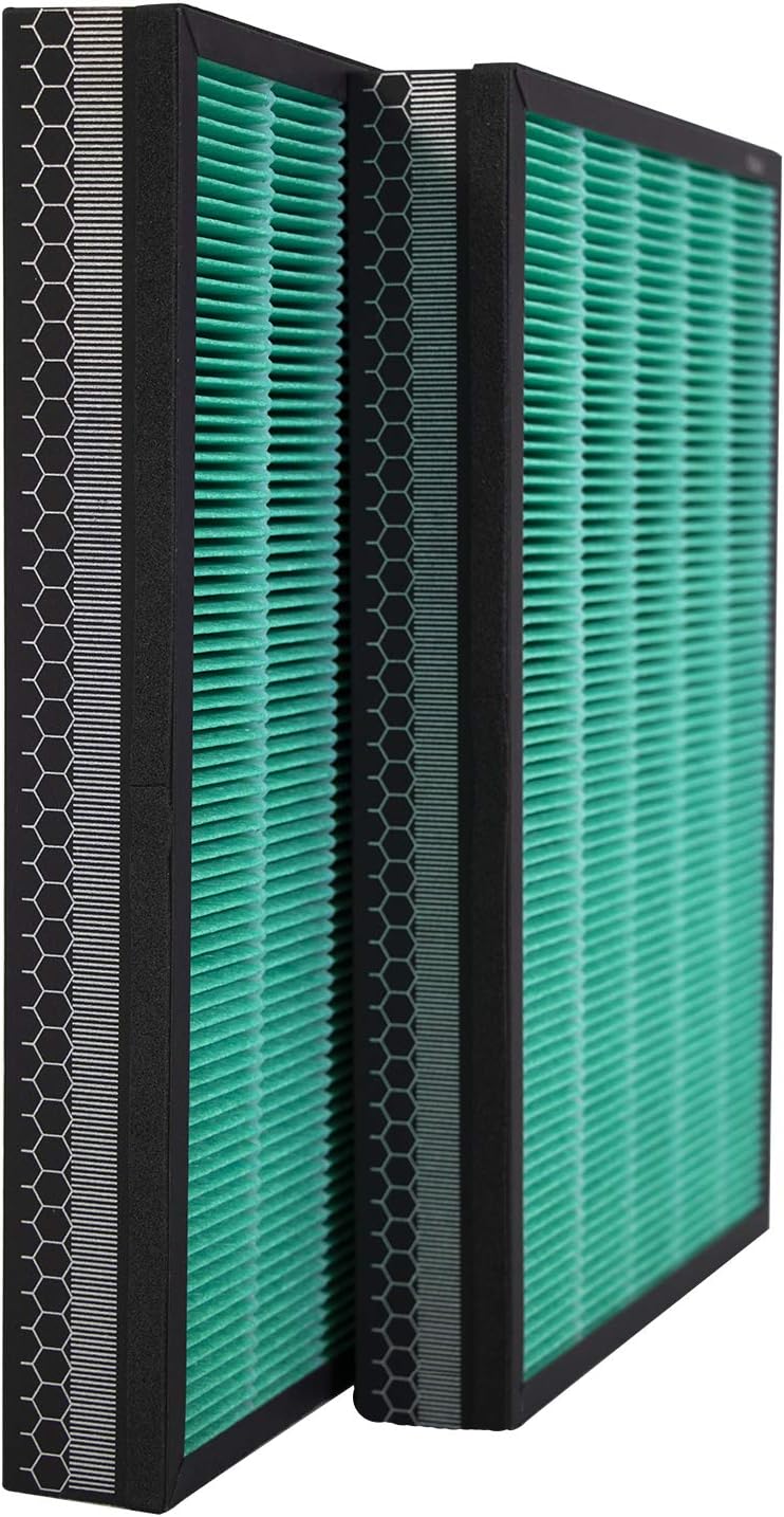 HEPA Carbon Replacement Filter Set for Coway Airmega 400 Air Purifier, 2 Pack I703