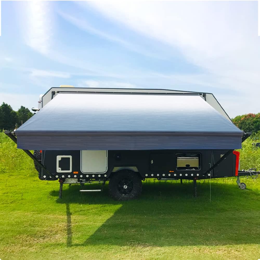 18 Feet Blue Shale Vinyl RV Awning Replacement W27068