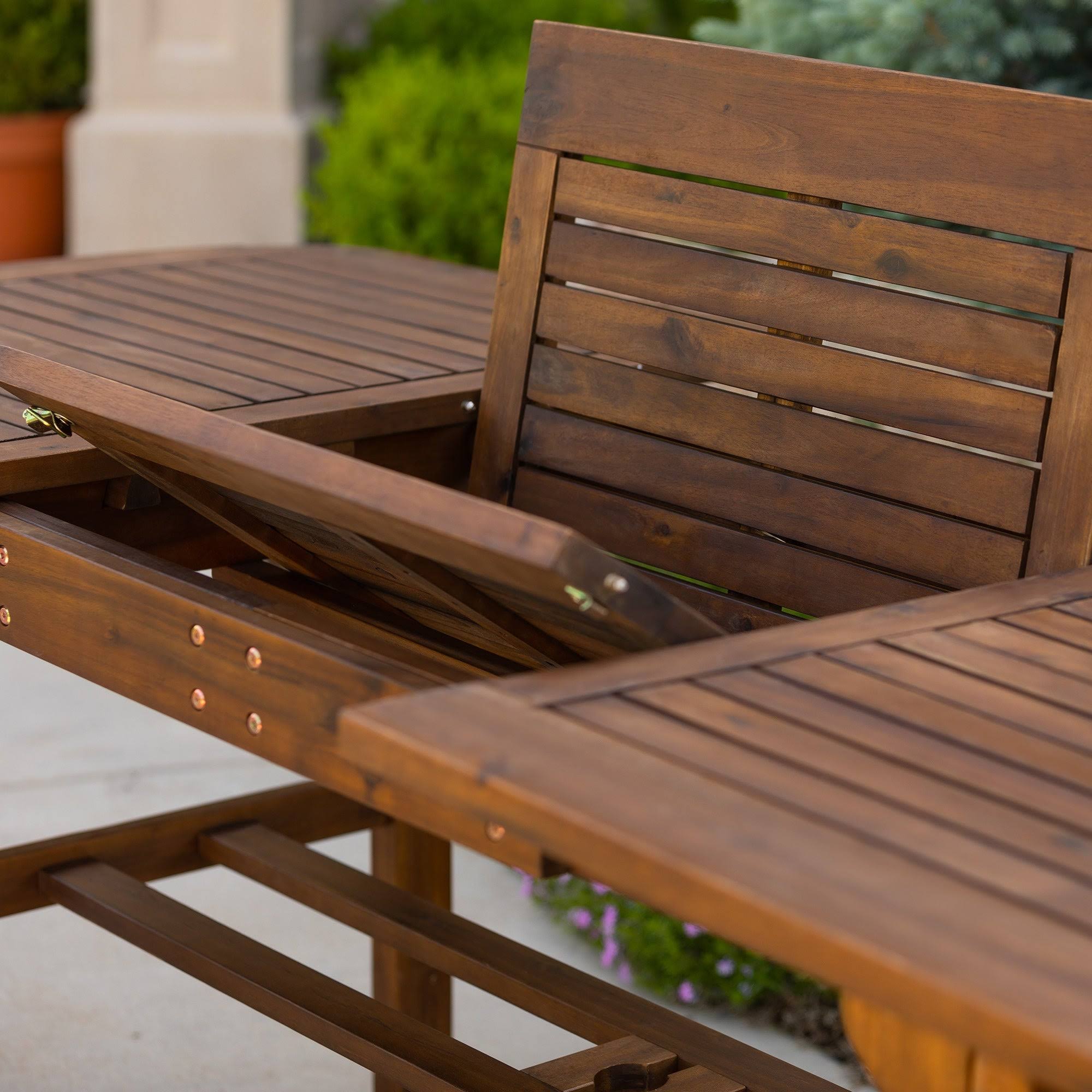 Grey Wash Acacia Outdoor Extension Table F96884