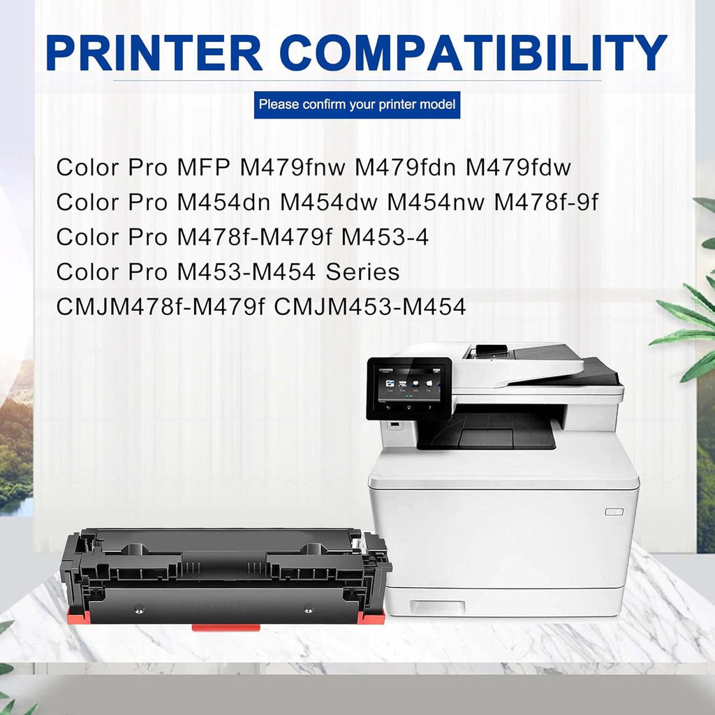 3 Pack Toner Cartridge Replacement for HP Color Pro Printer W723145