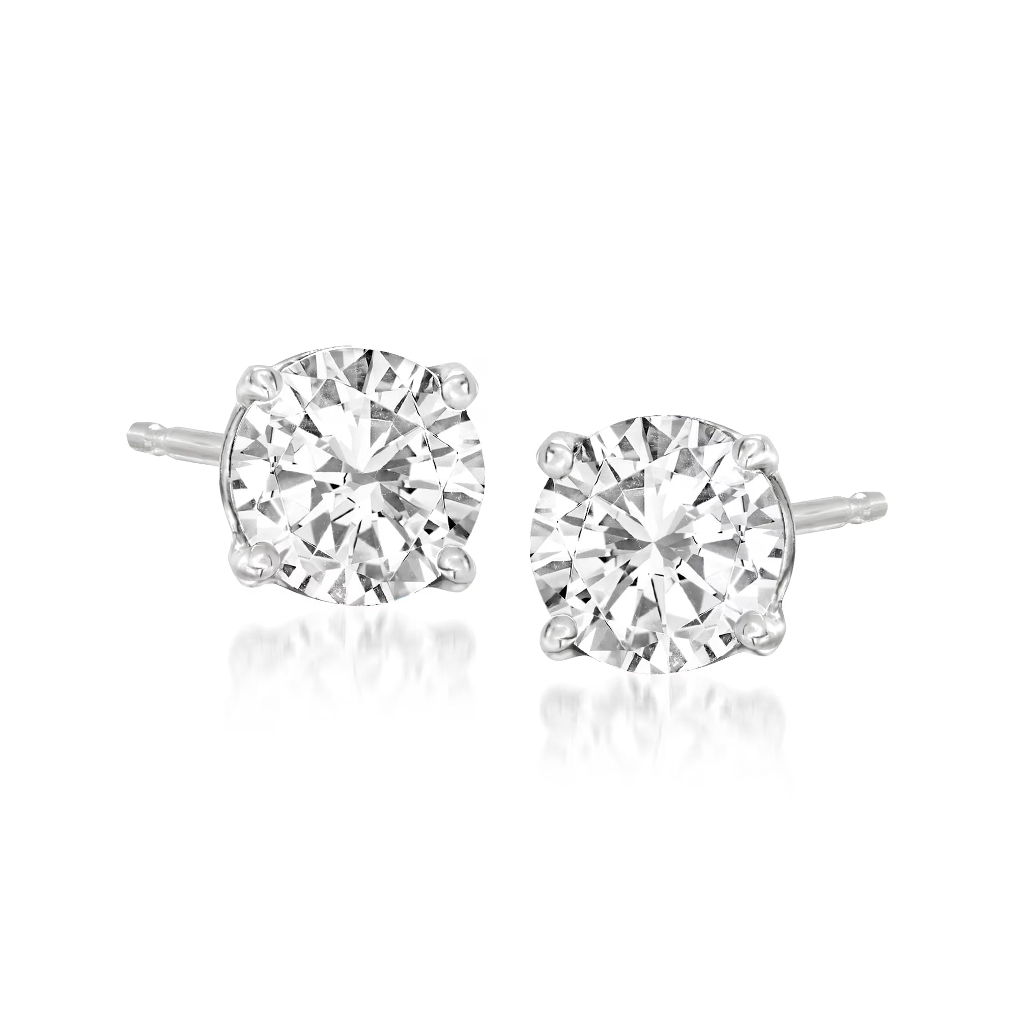 2.00 ct. t.w. Diamond Stud Earrings in 14kt White Gold V434