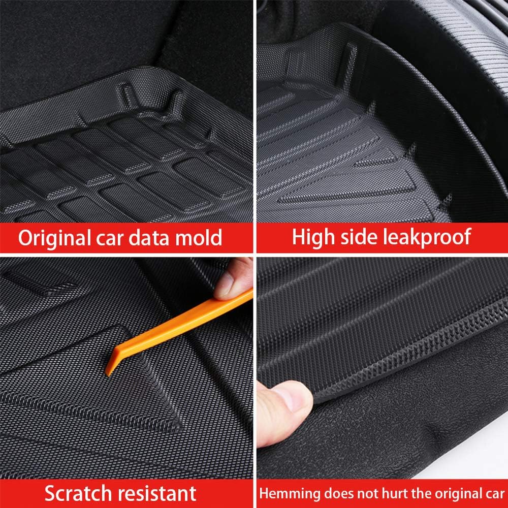 Black Rubber Cargo Liner Pack of 2 T164