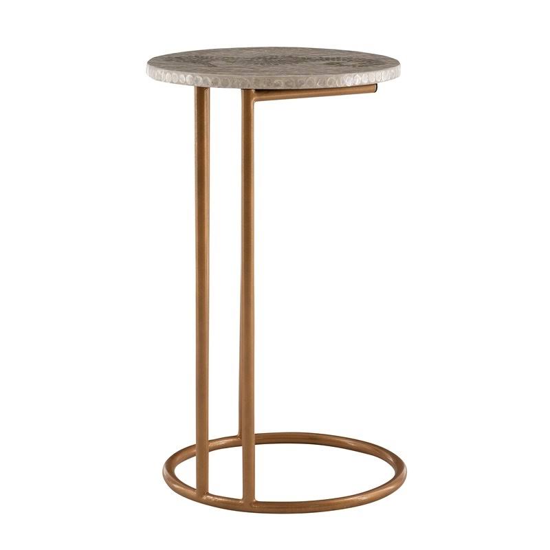 Gold Metal Accent C Table F7739