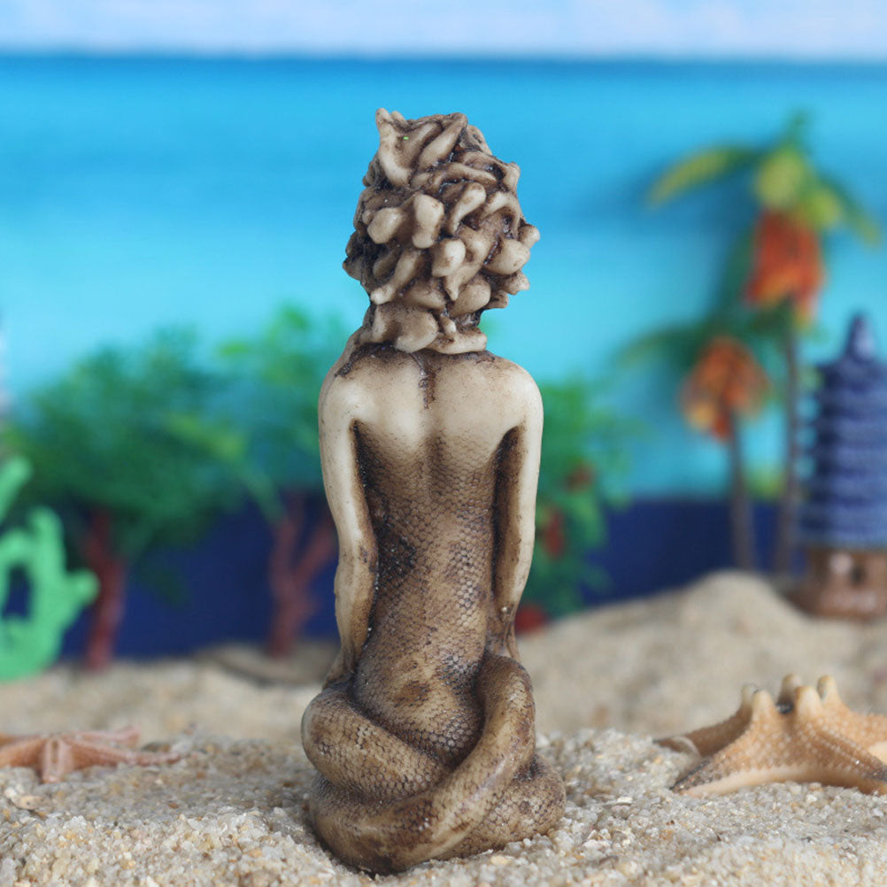 Gorgon Serpent Sculpture Resin Ornament I224