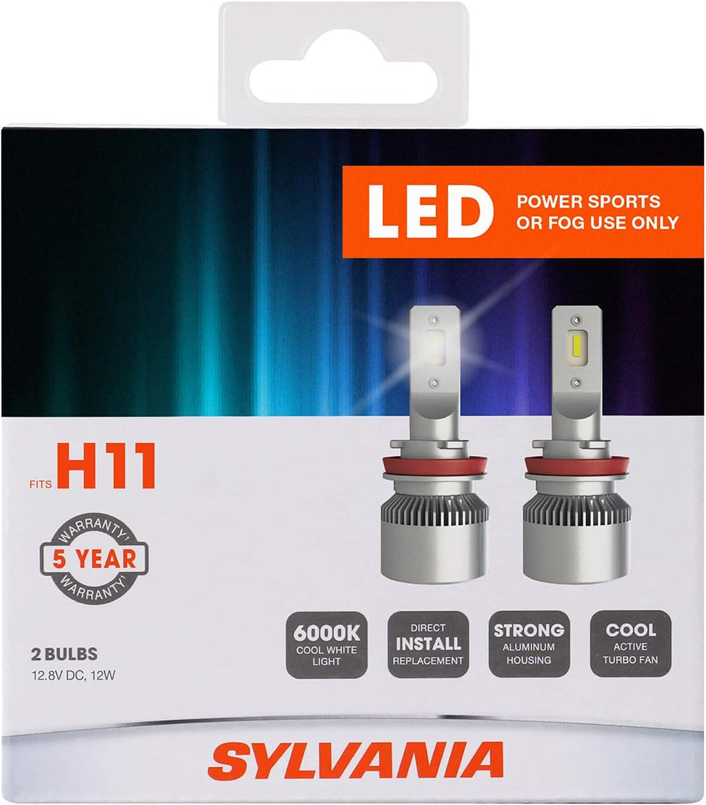 H11 LED Powersport Headlight Bulbs 2 Pack C135
