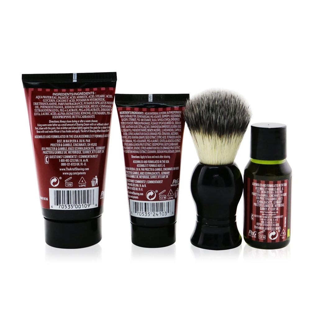 4-Pieces Sandalwood Shaving Kit V873