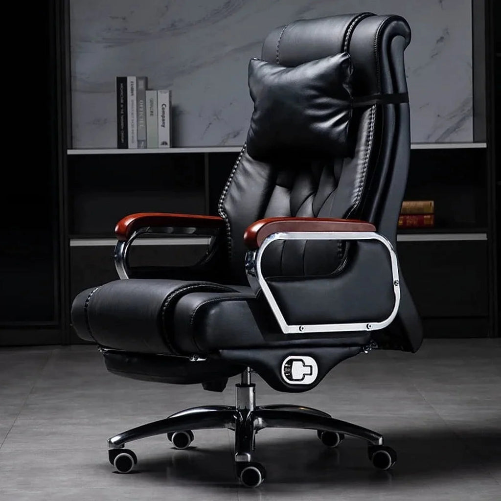 Leather Swivel Recliner Office Chair X40484
