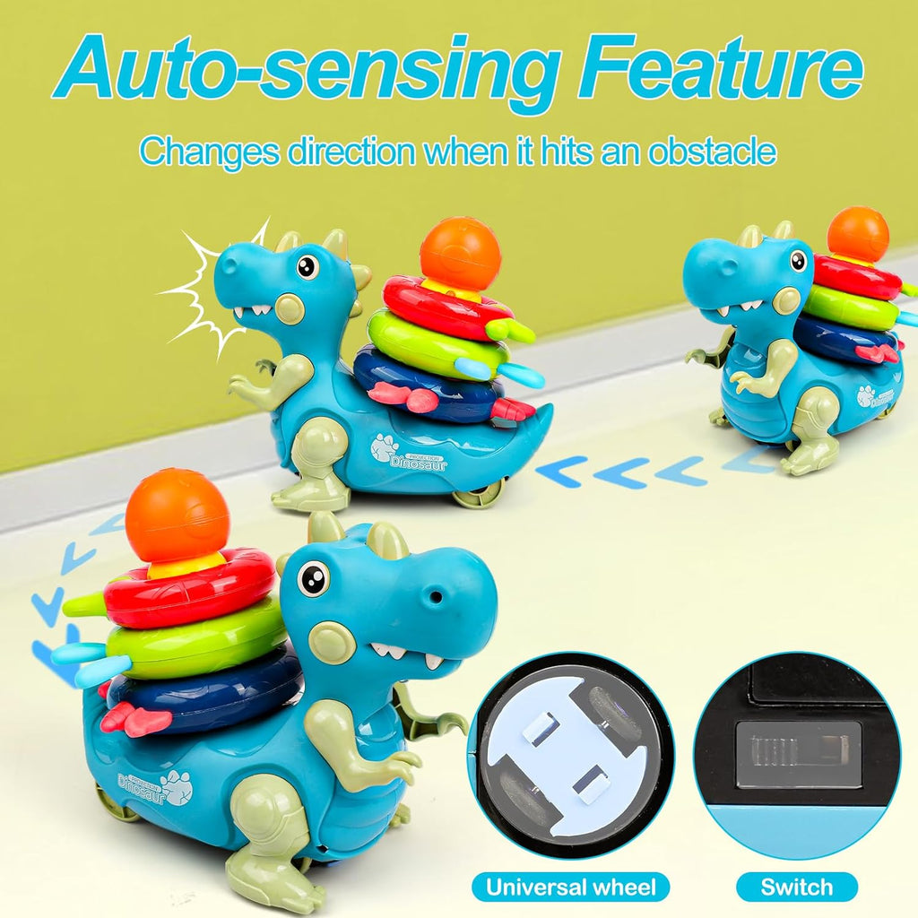 Dinosaur Crawling Toy with Music and Light W396