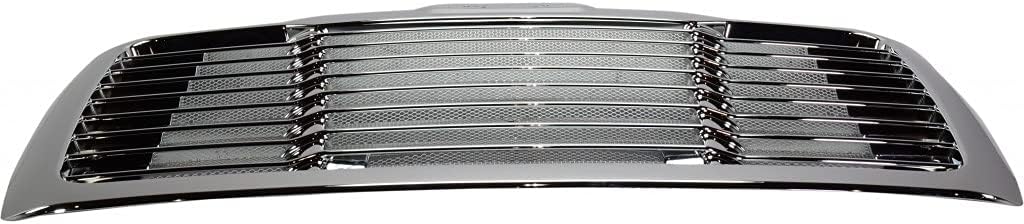 Chrome Horizontal Bar Grille with Aluminum Bug Screen W81117
