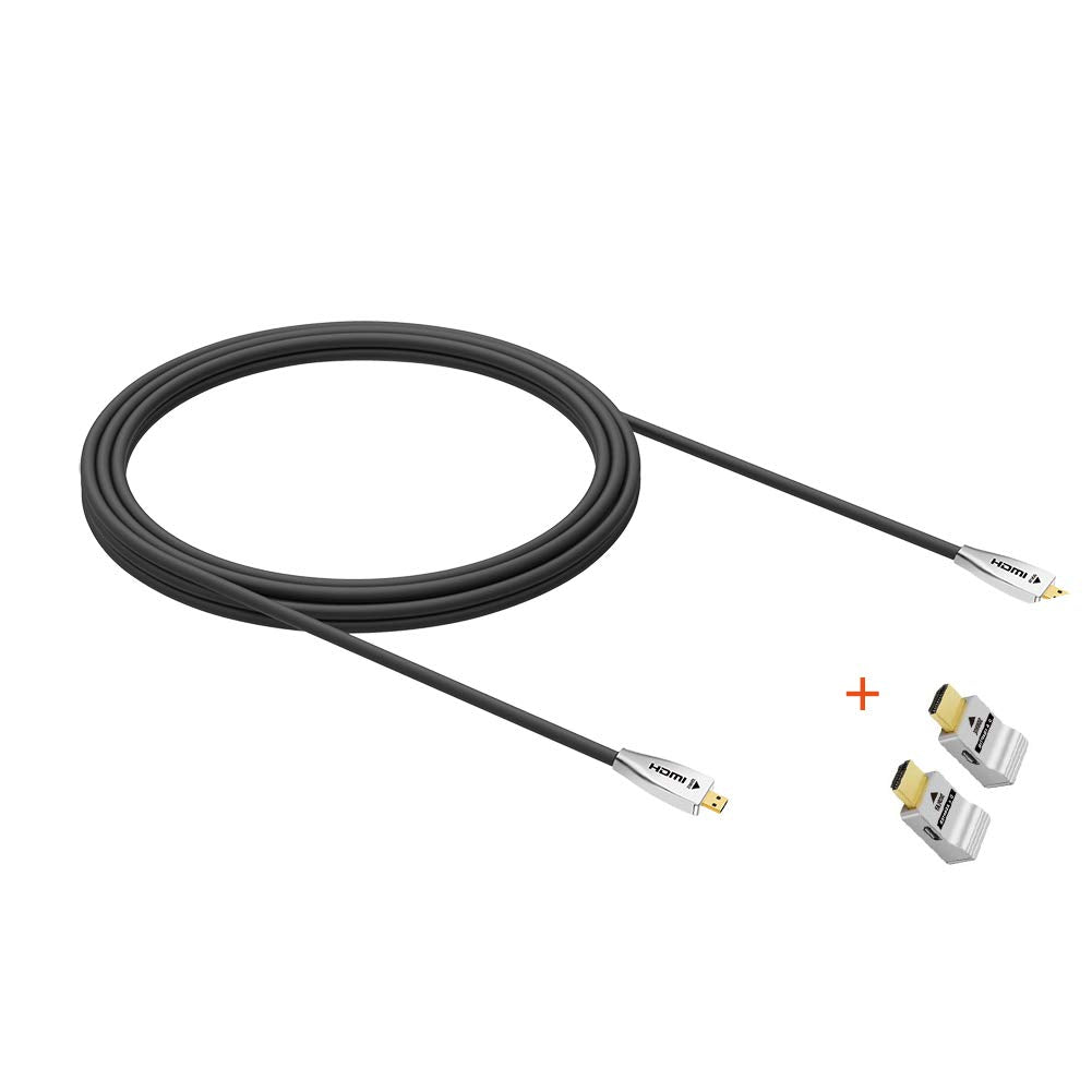 Fiber HDMI Cable 4K60HZ HDR 100 feet HDMI2.0b Cable, 18.2 Gbps, ARC, HDR10, Dolby Vision, HDCP2.2, 4:4:4, Ultra Slim and Flexible HDMI Optic Cable 30m U296