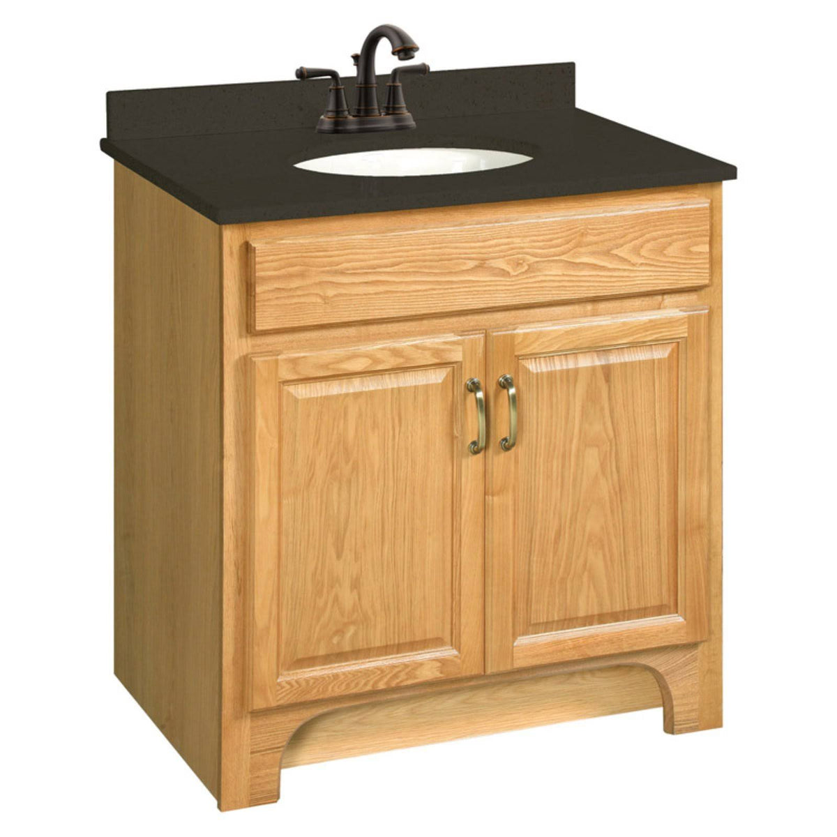 Nutmeg Oak 2-Door Vanity Cabinet G646785