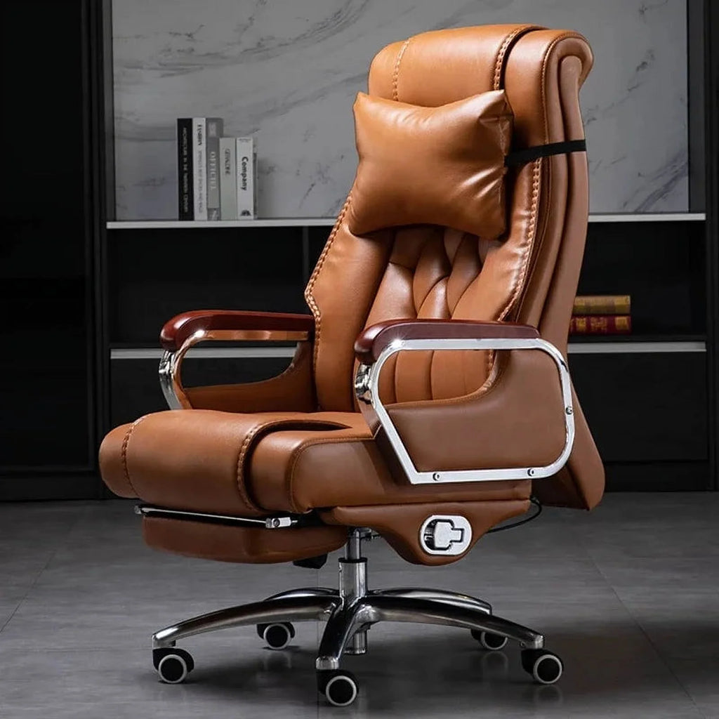Leather Swivel Recliner Office Chair X40484