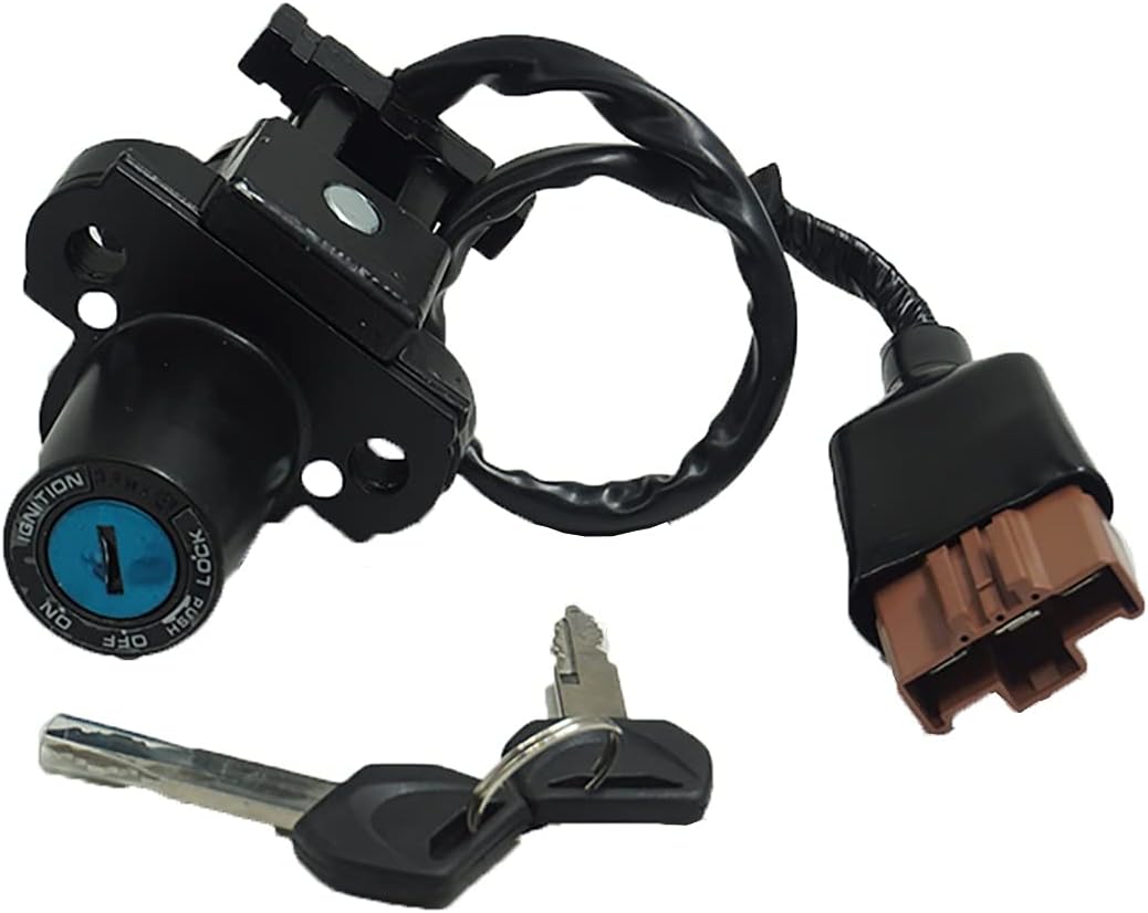 Ignition Switch Fuel Gas Cap Cover Seat Lock Key Set for Honda CRF250L 2013-2021, Pack of 2 Z453