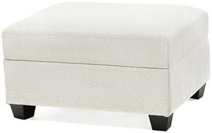 Beige Chenille Sofa Couch with Ottoman B374