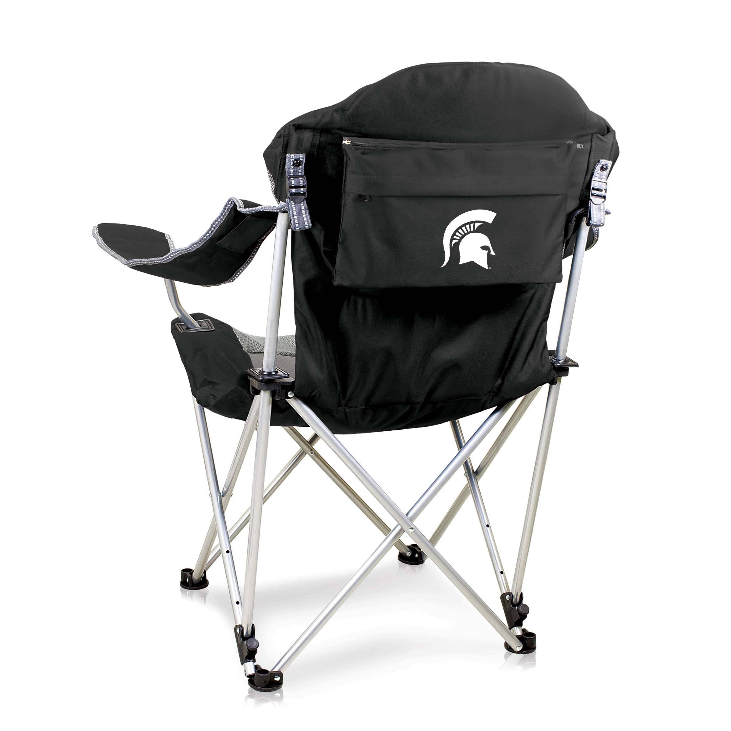 Black Reclining Camp Chair L552079