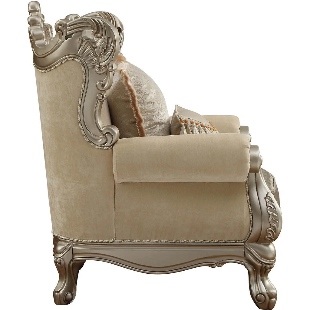 Champagne Fabric Sofa Set F430