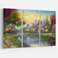 Multi-Piece Wrapped Canvas Oil Painting Print V50169