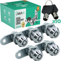 10-Pack 100% Metal RV Cam Locks with 20 Keys D664