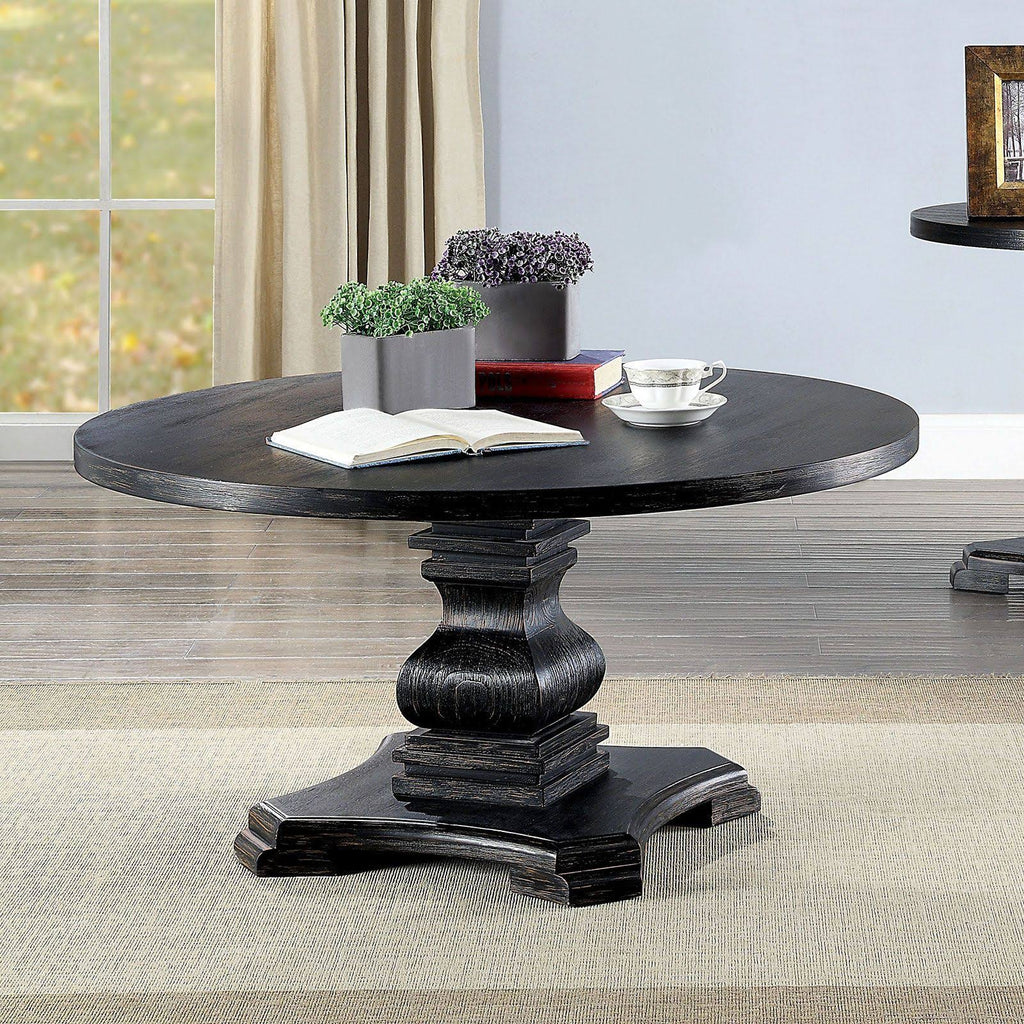 Antique Black Coffee Table F636
