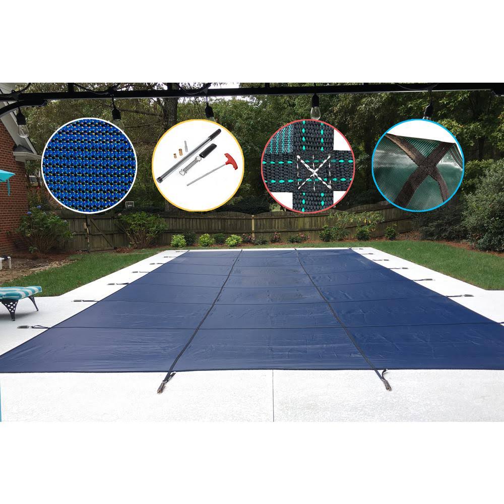 Blue Mesh Safety Pool Cover K960