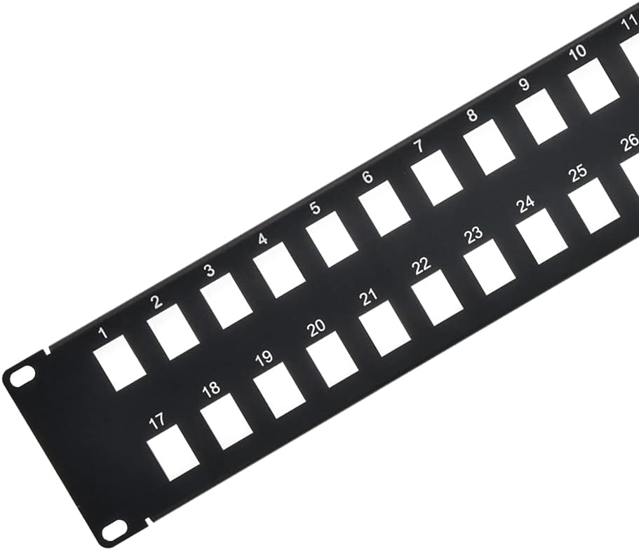 24 Port Blank Patch Panel L7689