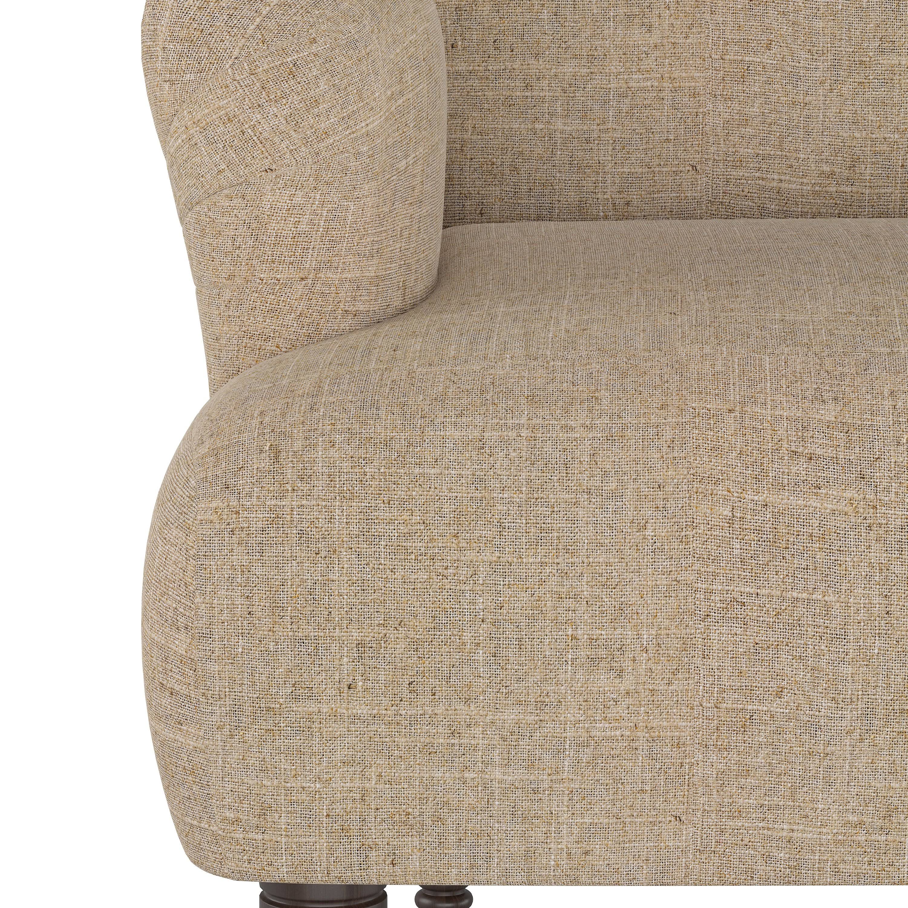 Linen Sandstone Settee O32059