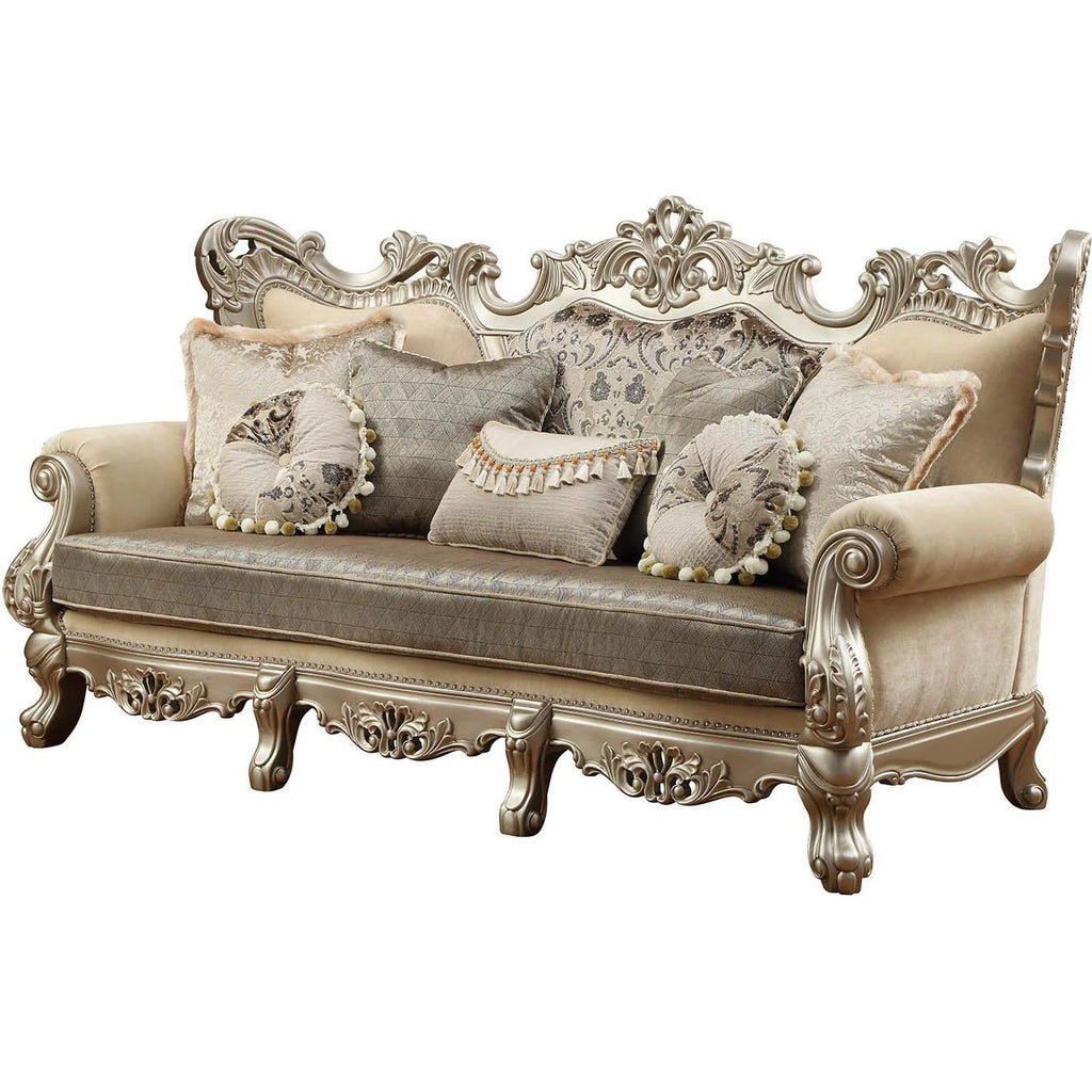 Champagne Fabric Sofa Set F430