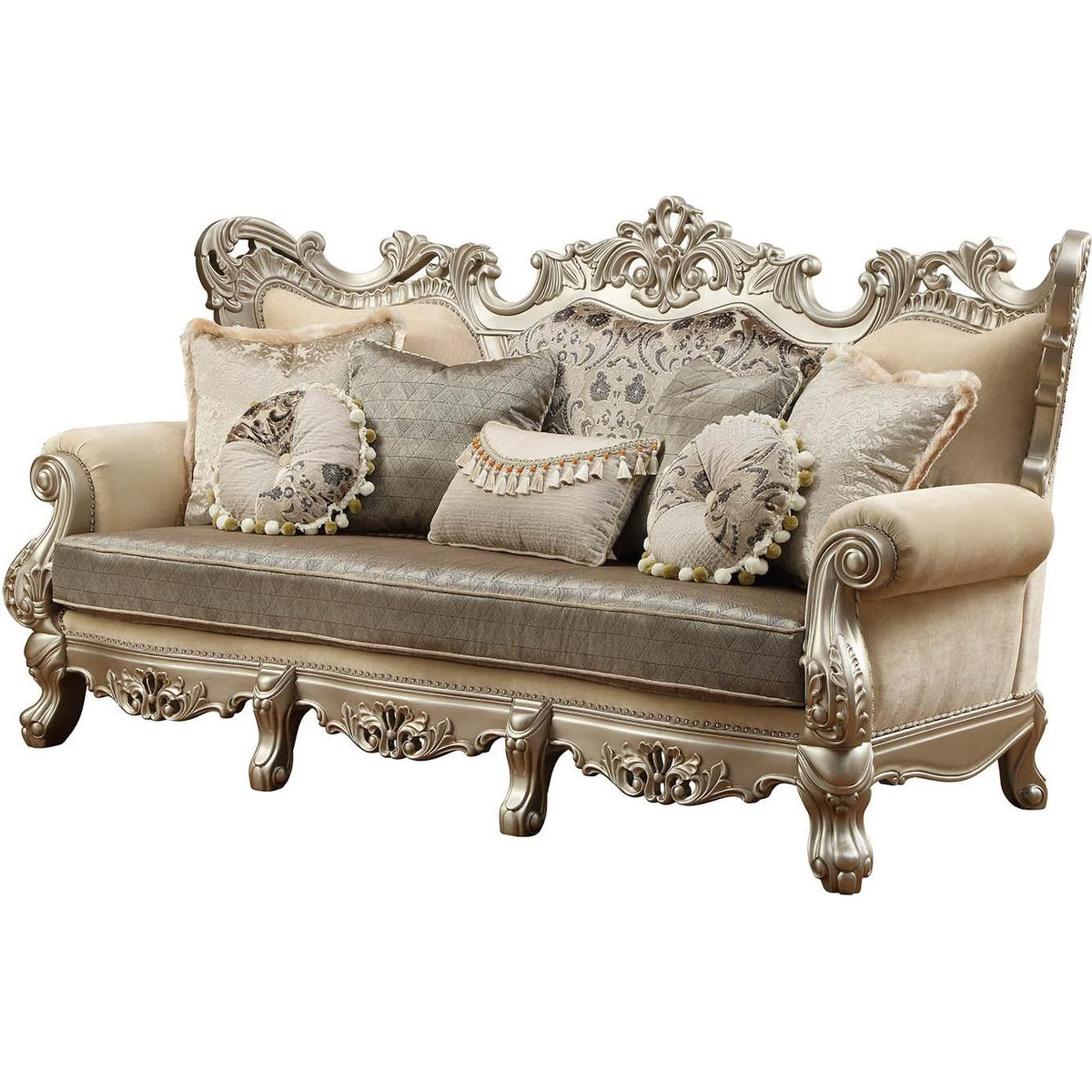 Champagne Fabric Sofa Set F430