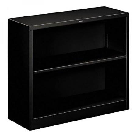 Metal Bookcase with Two, Black C438704