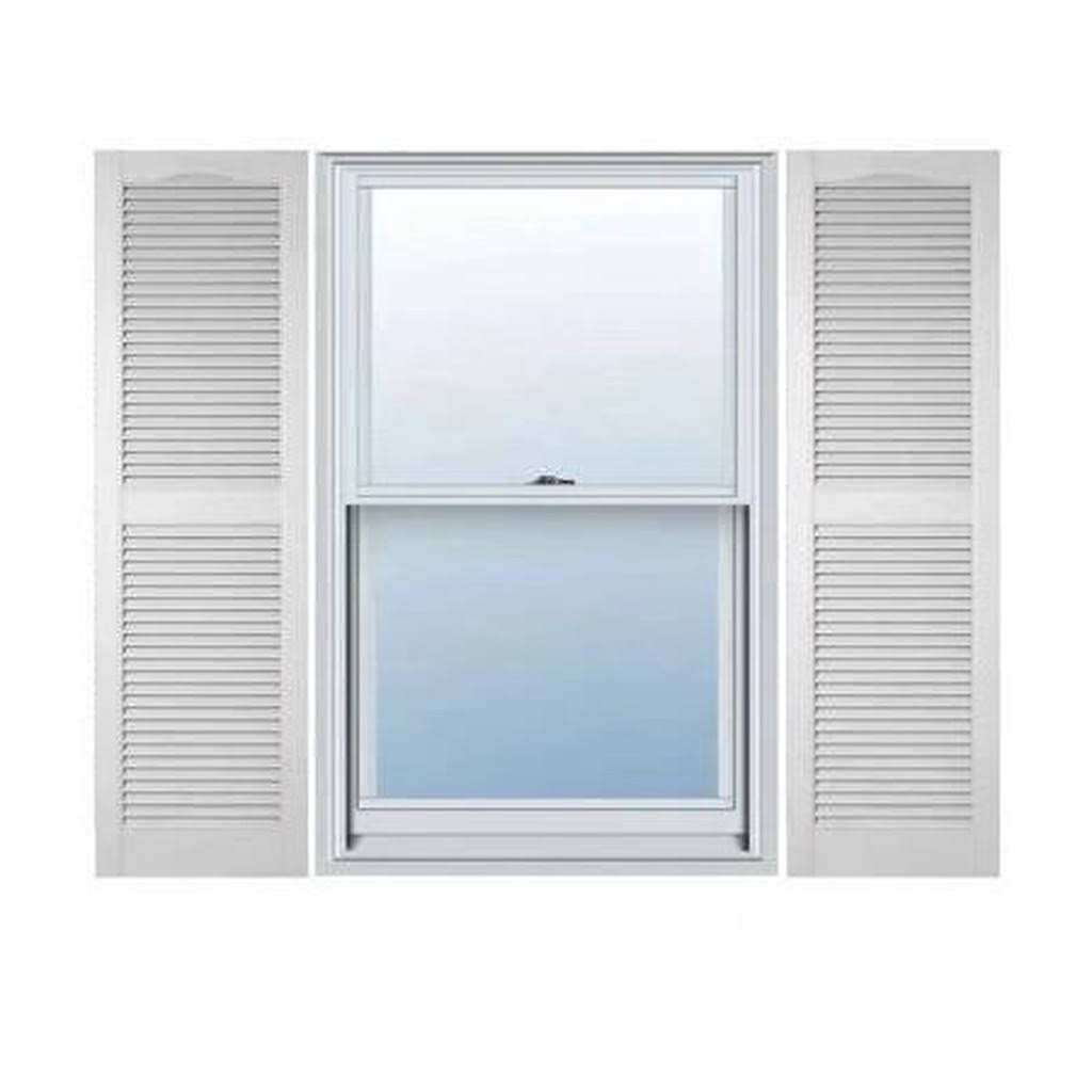 14.5 in. W x 67 in. H Open Louver Shutters U6735