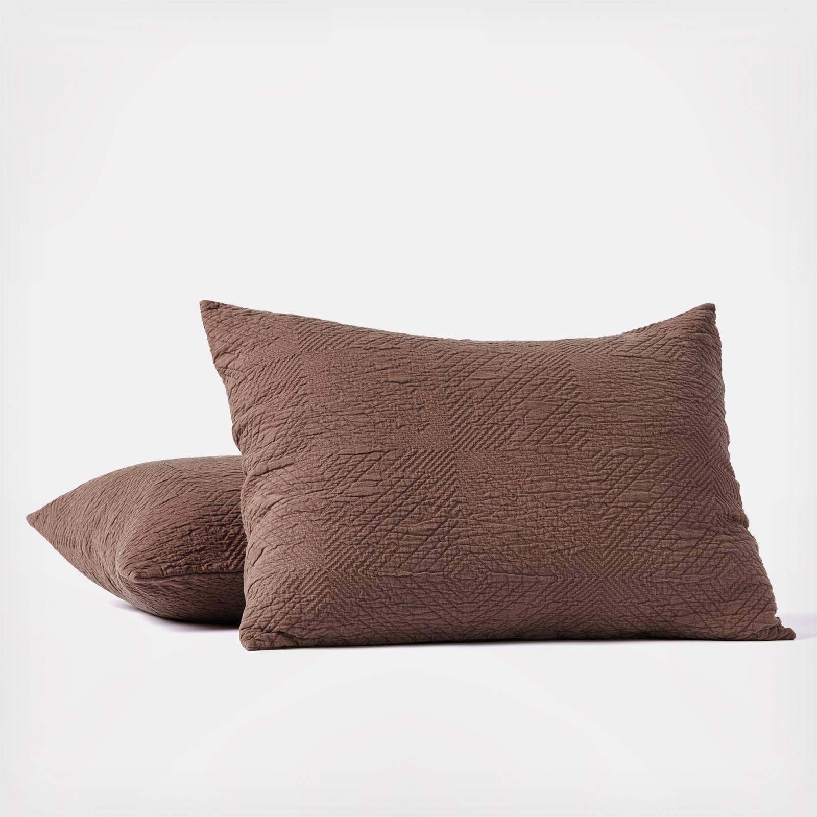 Redwood Organic Matelasse Standard Sham P2360