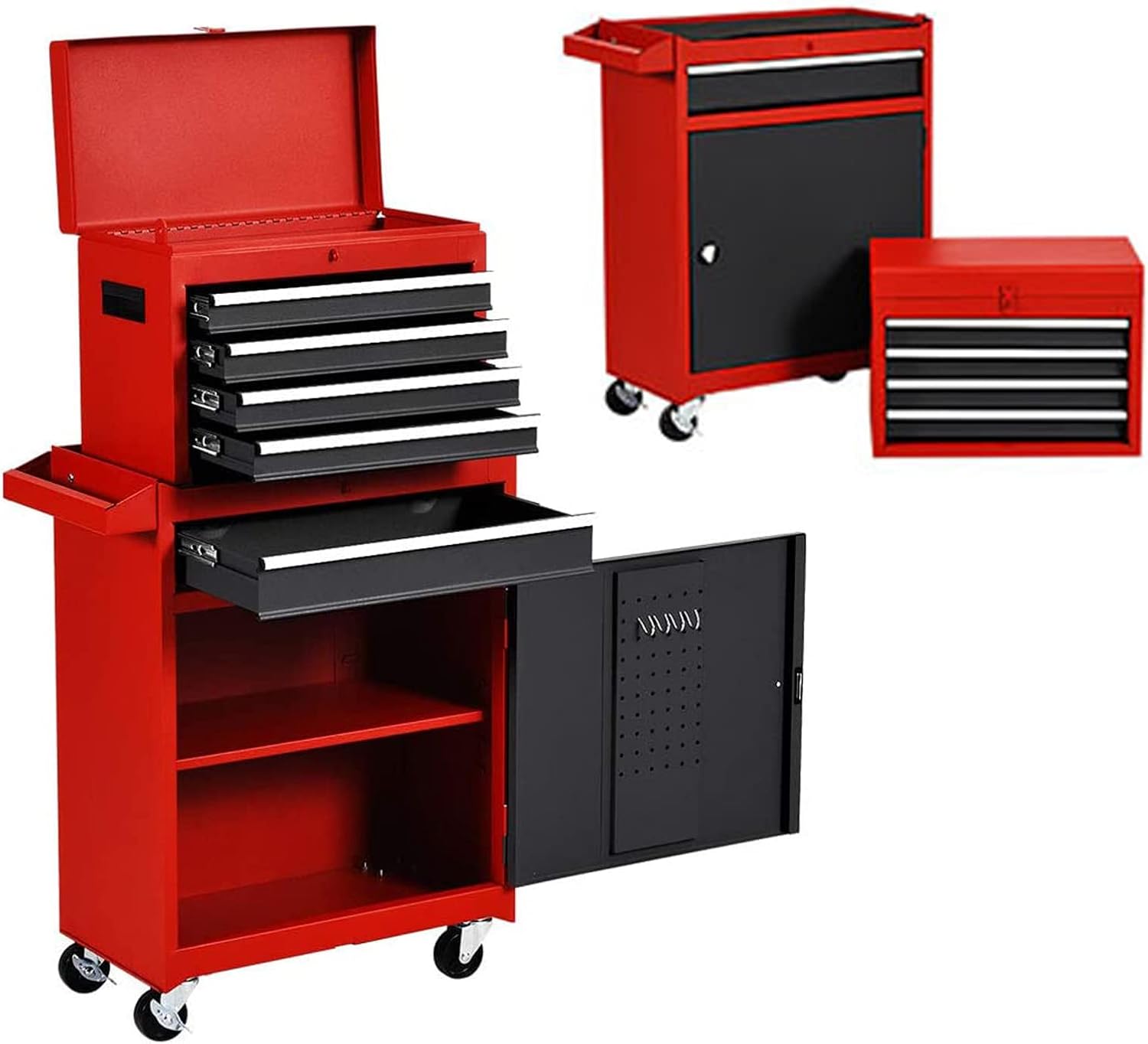 5-Drawer Rolling Tool Chest with Lockable Drawers I2266