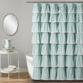 Lace Ruffle Shower Curtain