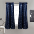 Star Blackout Window Curtain Set