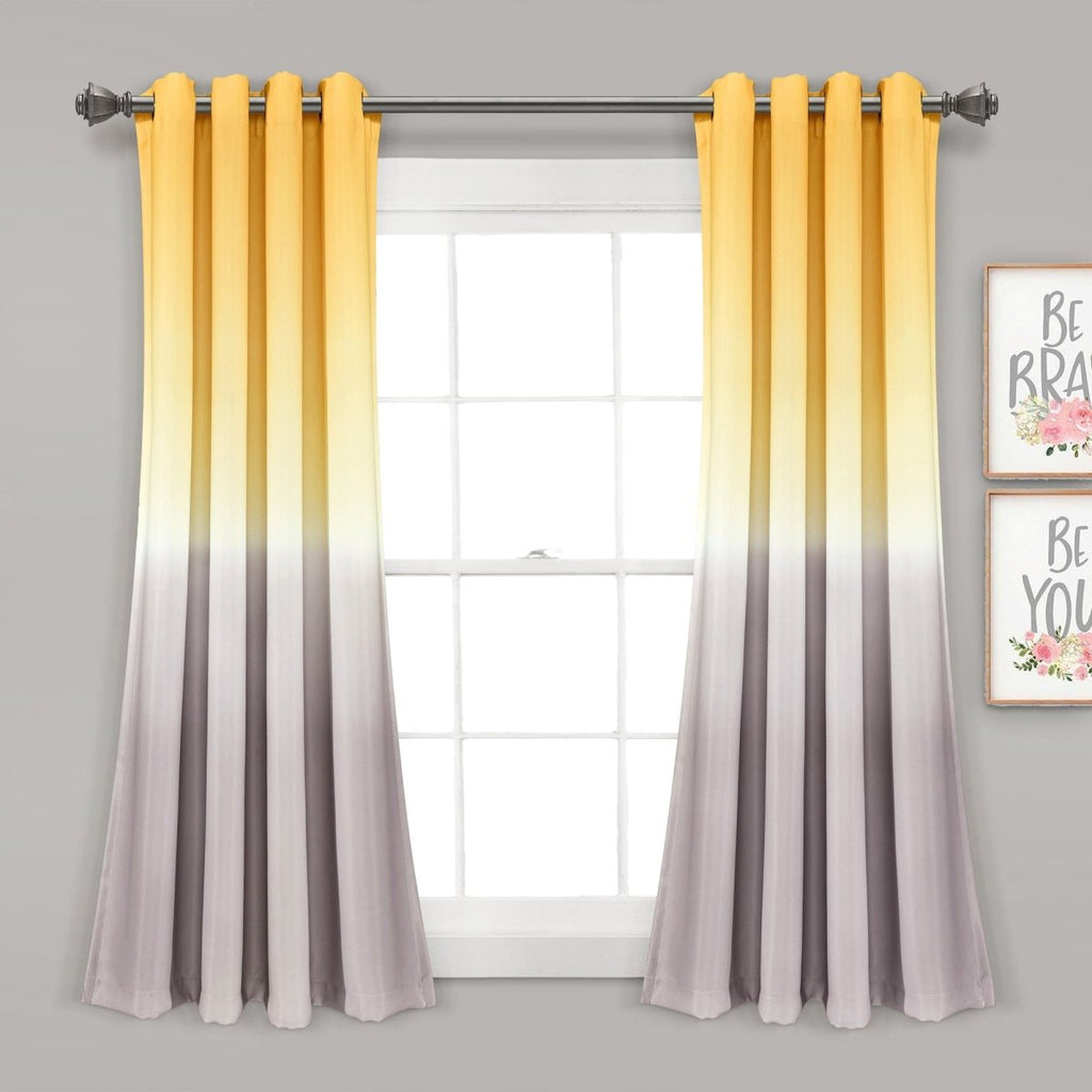 Umbre Fiesta Light Filtering Window Curtain Panel Set