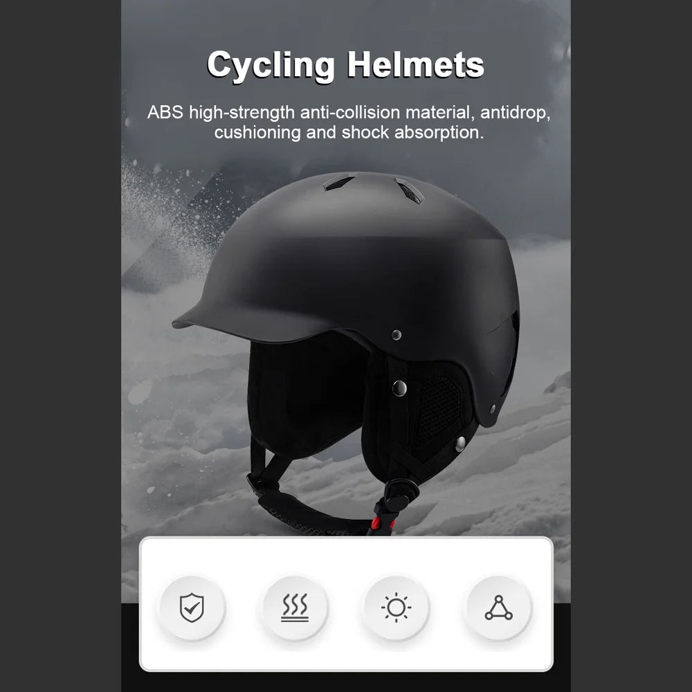 Reinforced ABS Winter Warm Cycling Helmets L9845
