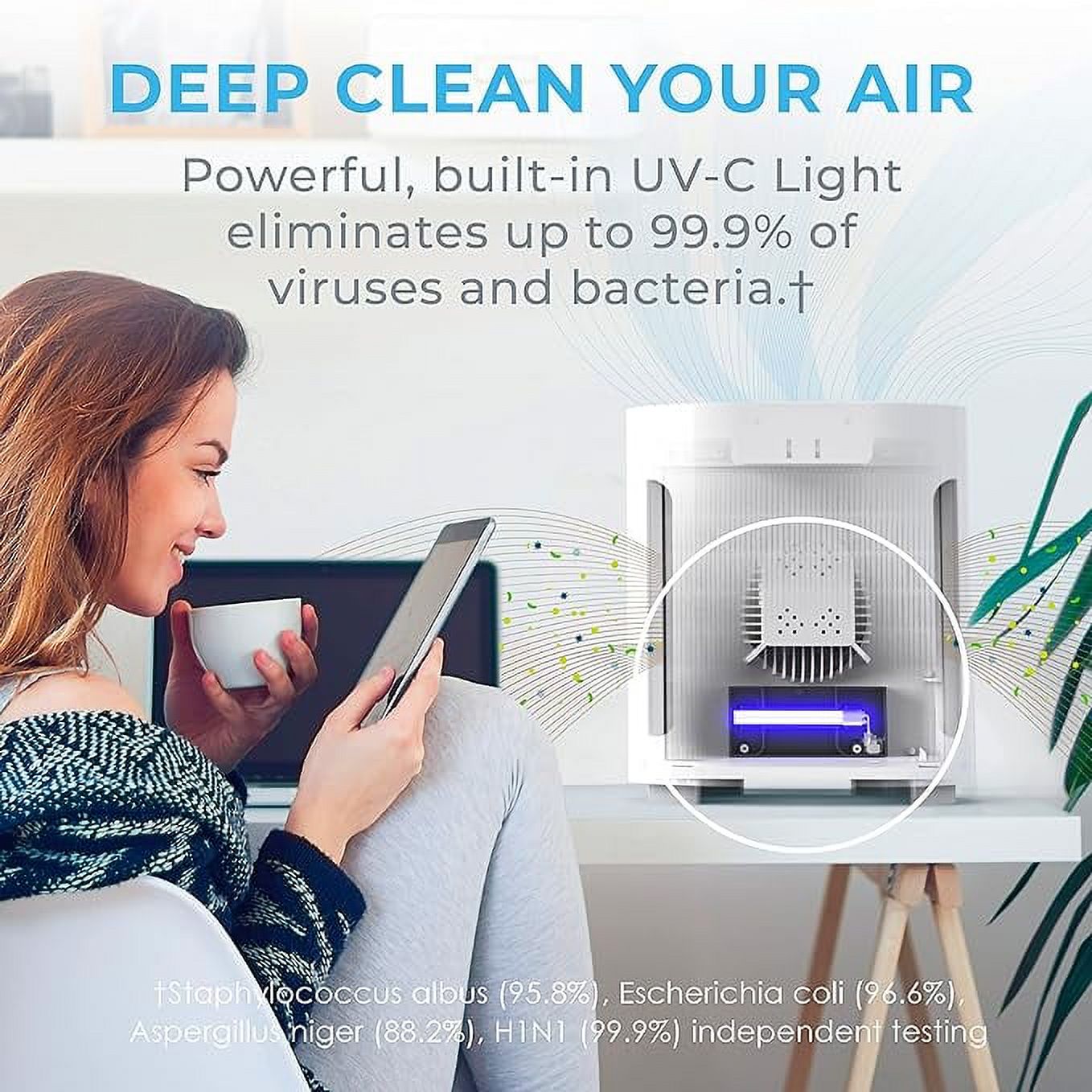 White PureZone Air Purifier L9448