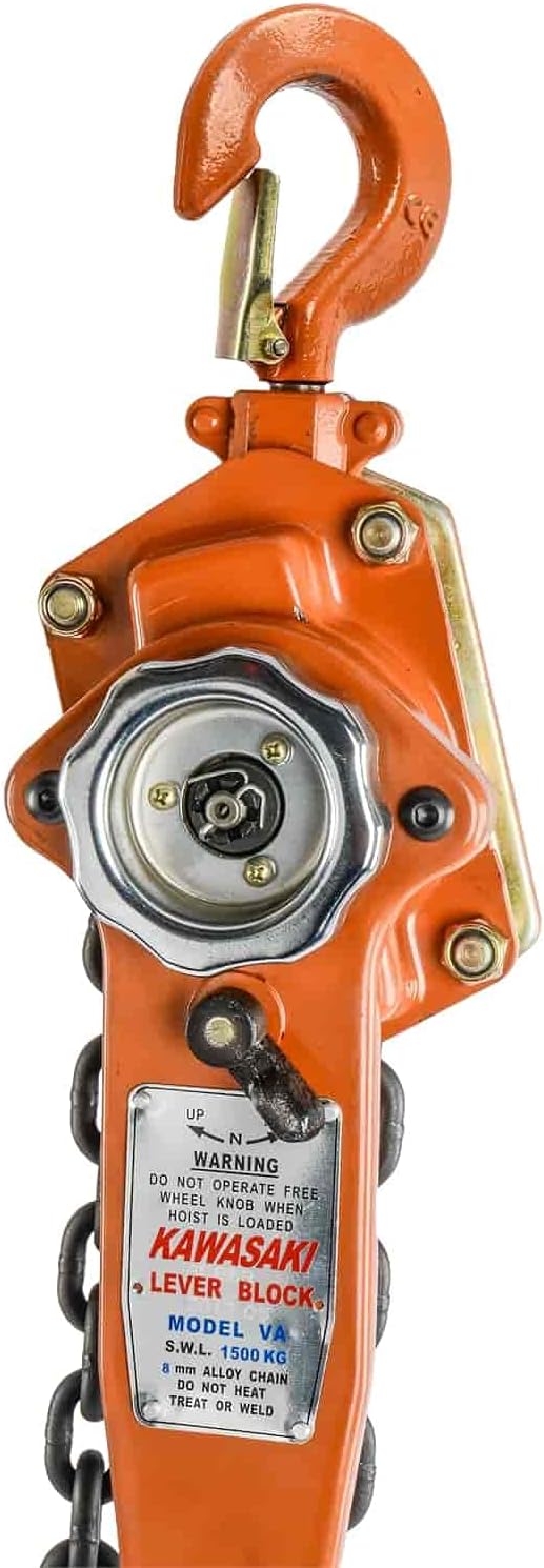 Lever Chain Hoist 1.5-Ton Capacity, 5 ft. Lift L624372