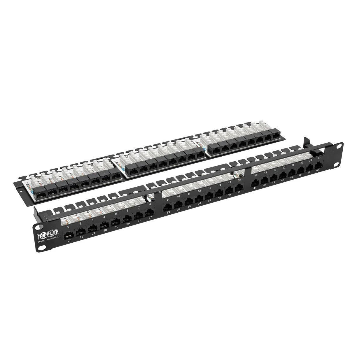 48-Port Cat5e Rackmount Patch Panel E856463