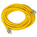 50' 12/3 Gauge Yellow Extension Cord J95053