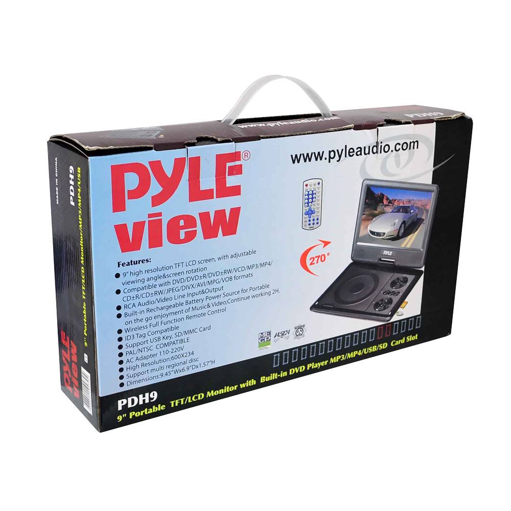 Portable Monitor with Built-In DVD Player Y284362