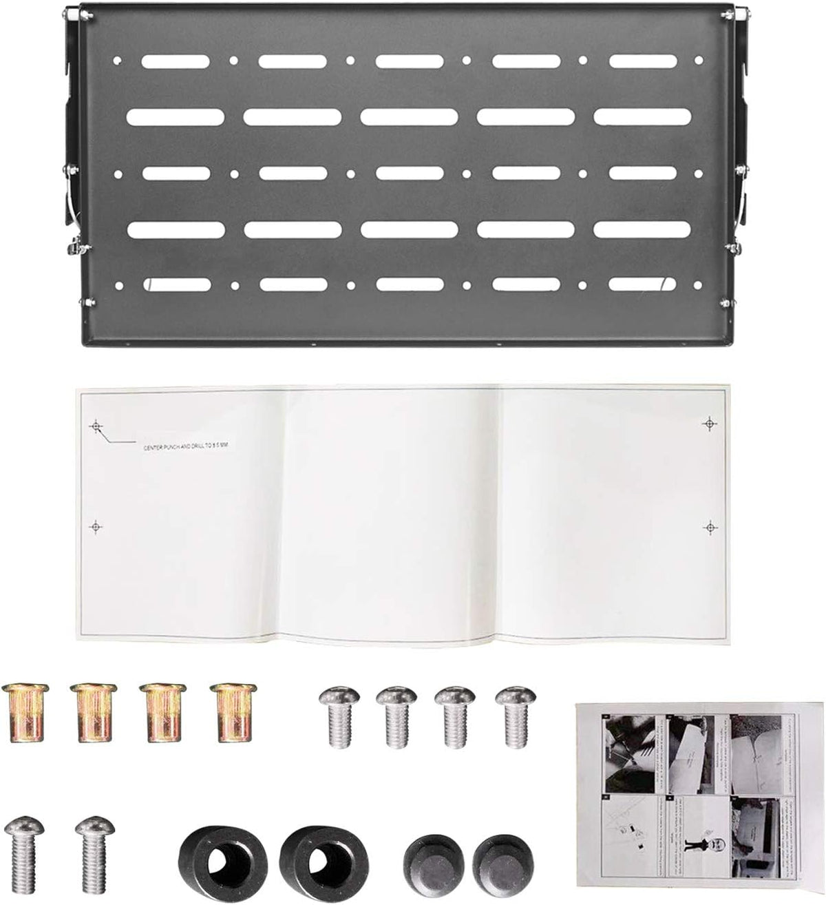 Foldable Rear Door Cargo Storage Shelf Pack of 2 N682