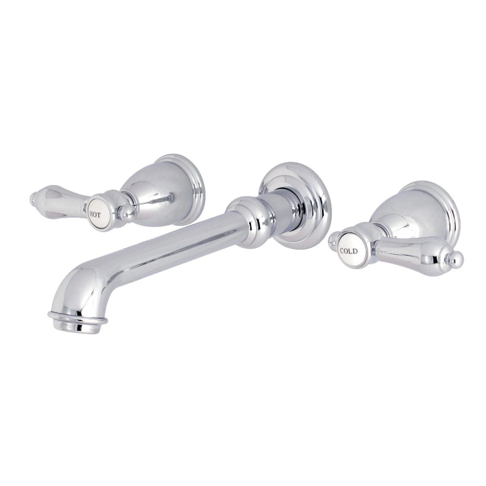 Polished Chrome Wall Mount Roman Tub Faucet A355